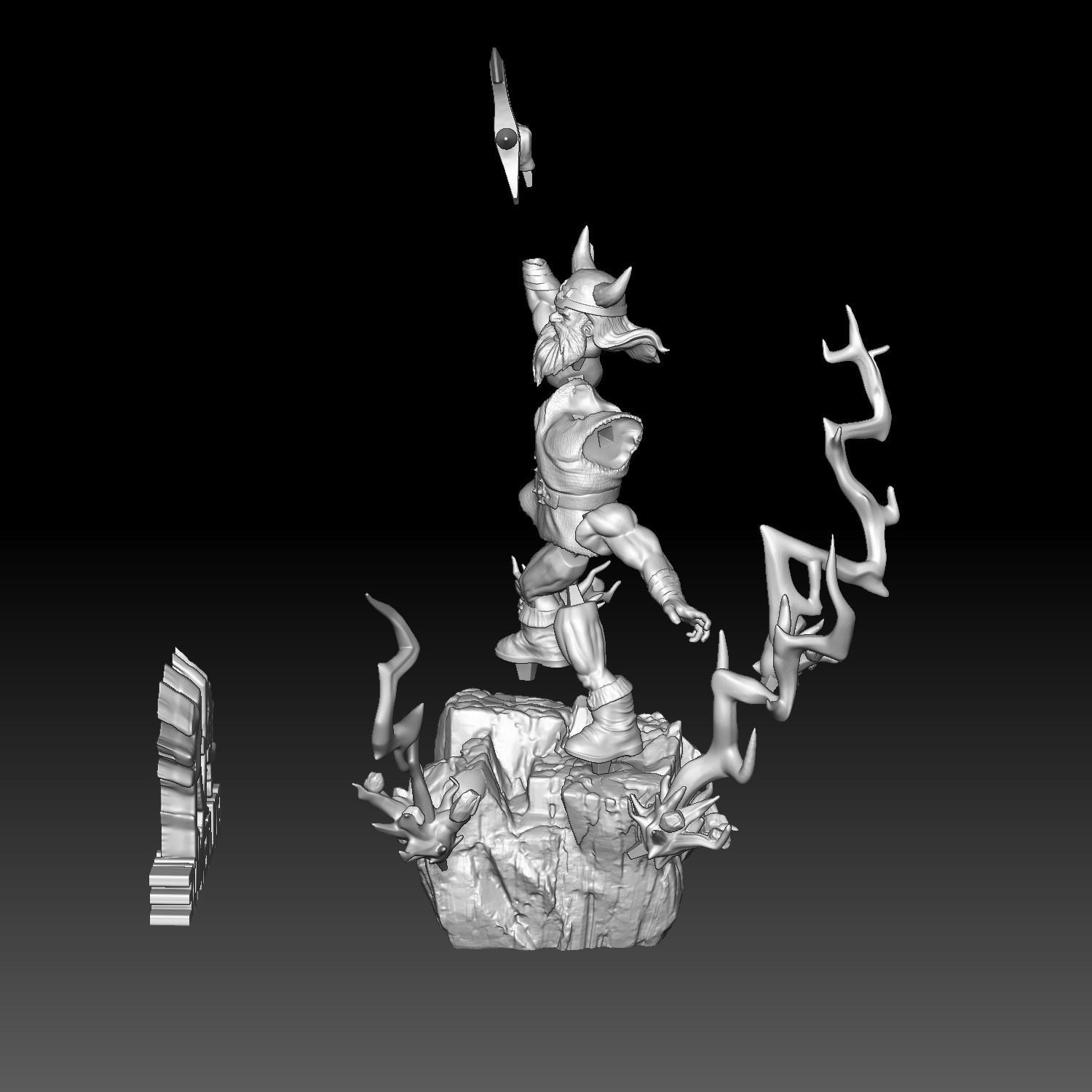 Gilius  Thunderhead Golden Axe  3D print model_6