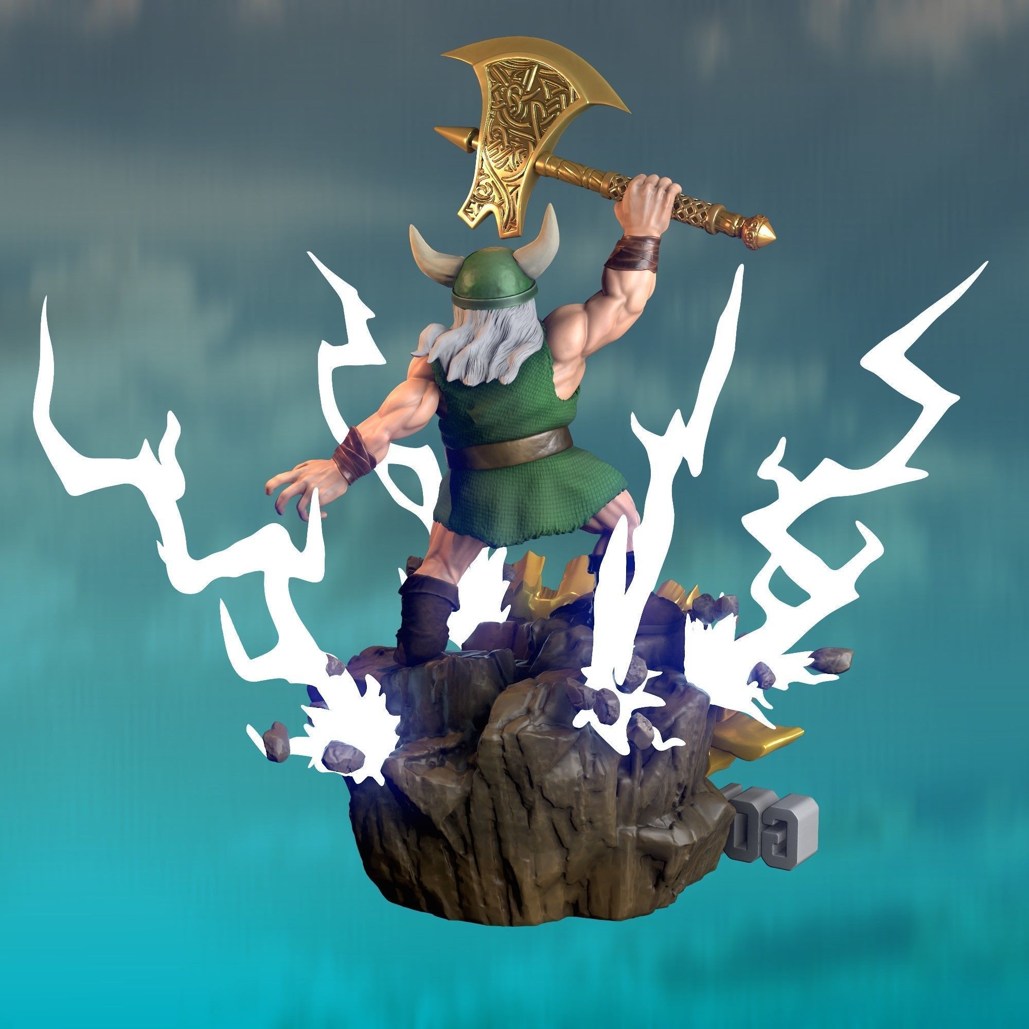 Gilius  Thunderhead Golden Axe  3D print model_2