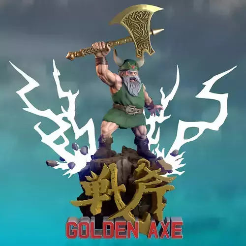 Gilius  Thunderhead Golden Axe  3D print model