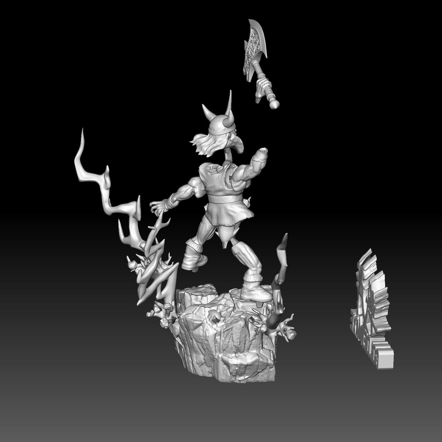 Gilius  Thunderhead Golden Axe  3D print model_5