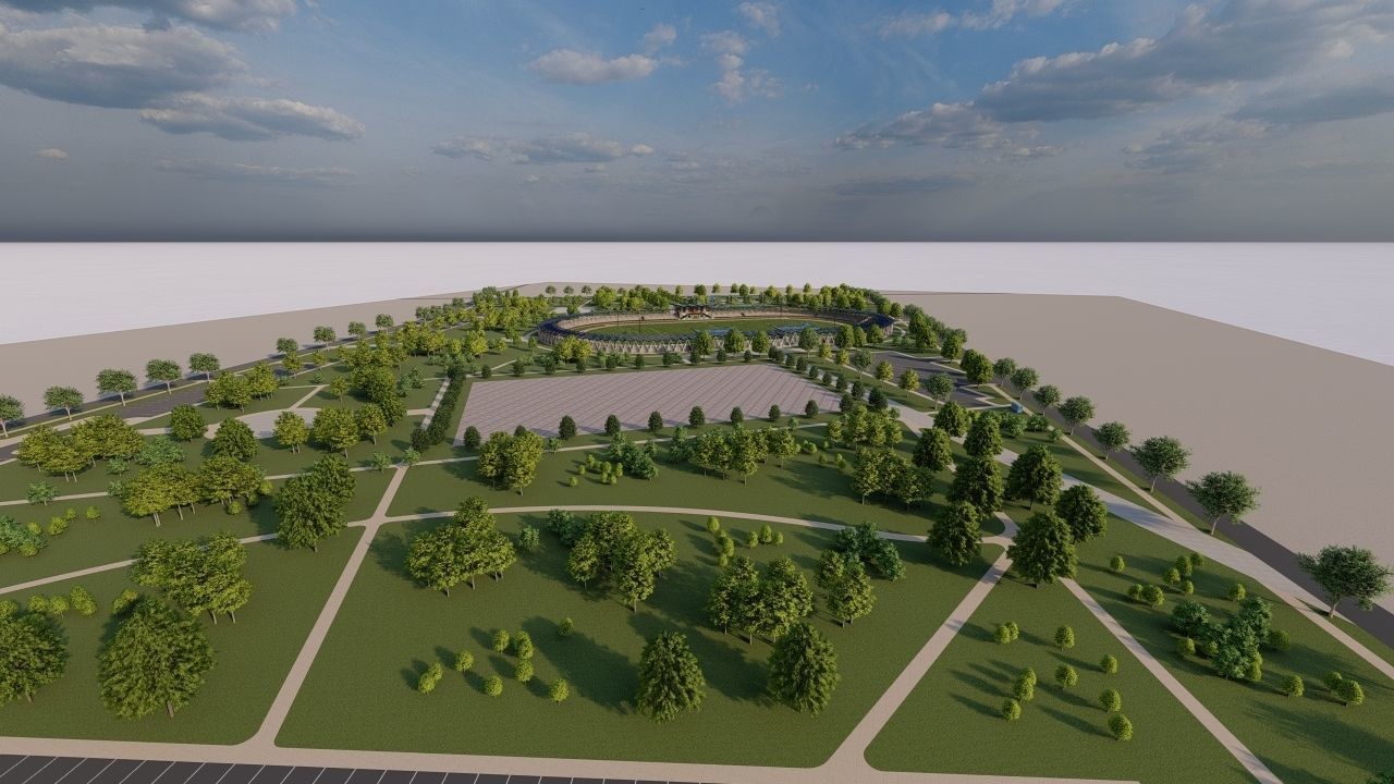 Master park-public park-Private Park Landscape 3D model_19