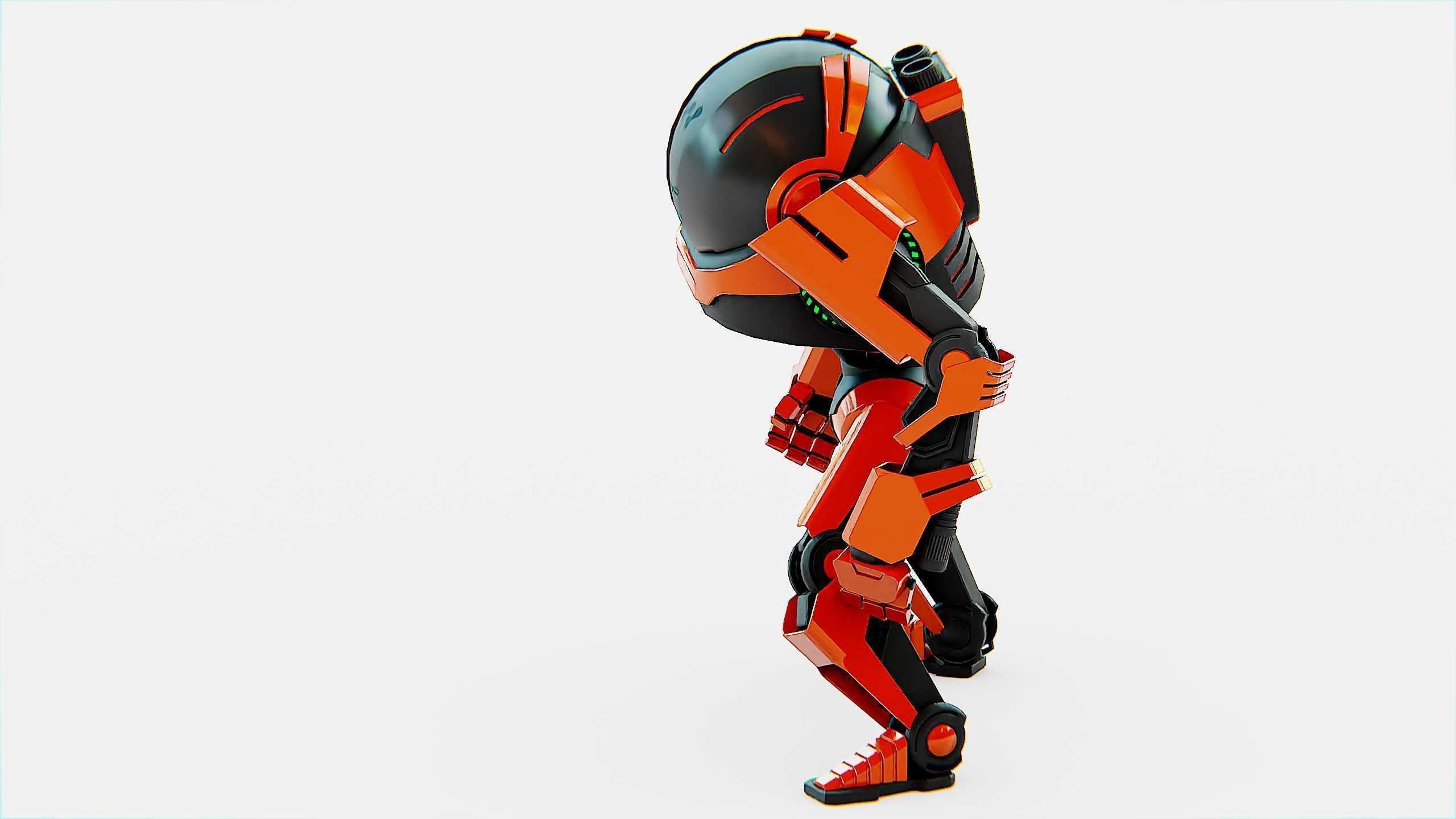 DROID Y-50 Rigged for Unreal Engine - Unity - MIXAMO 3D model_19