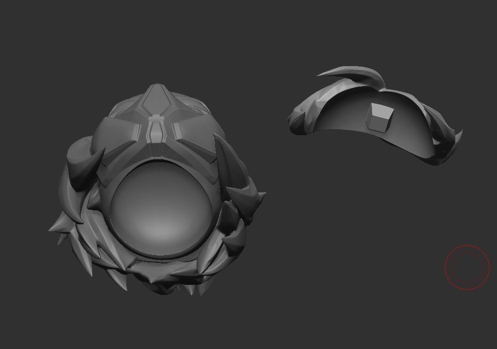 Hush Headsculpt for Action Figures 3D print model_2