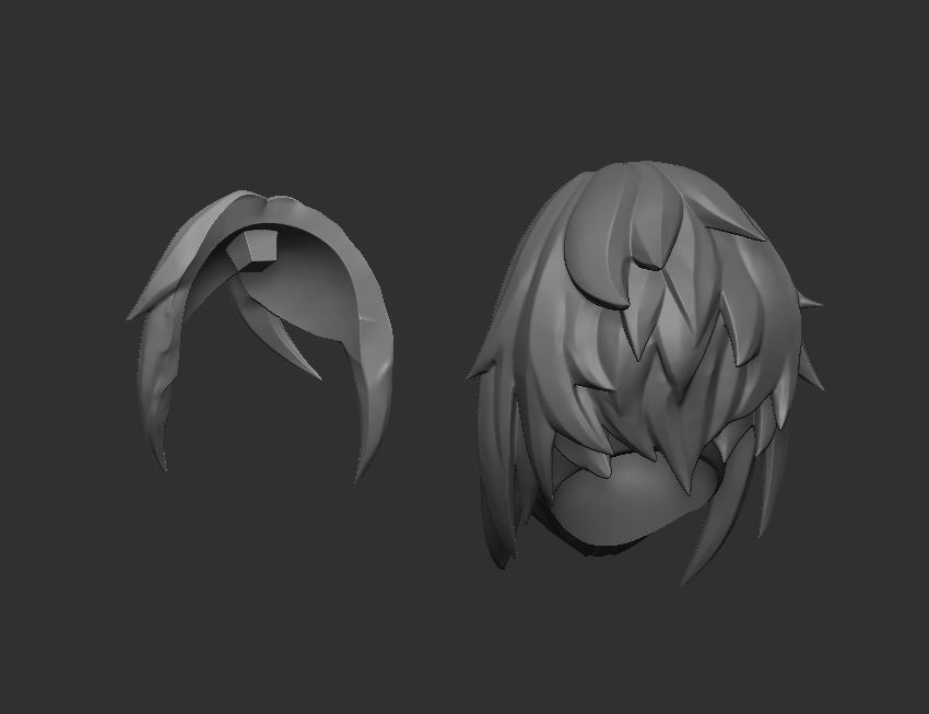 Hush Headsculpt for Action Figures 3D print model_3