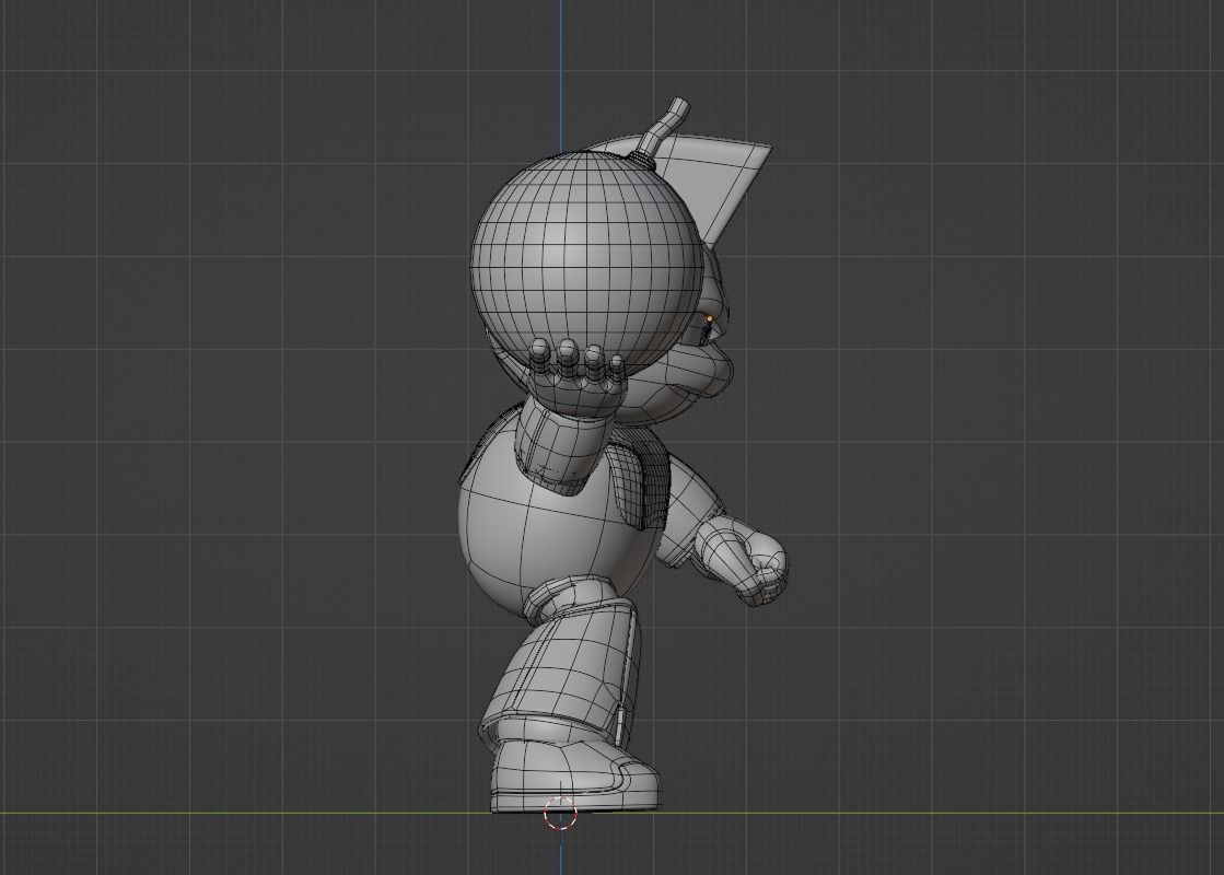 Bombman - Megaman Powered up 3D model_12