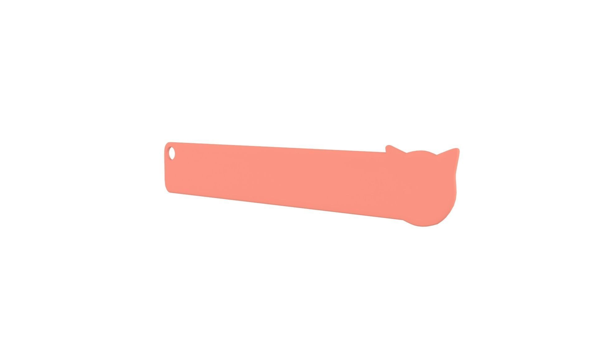 Ruler With Pig Animal Adorable Low-poly 3D model_4