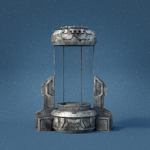 Fusion Capsule Low-poly 3D model