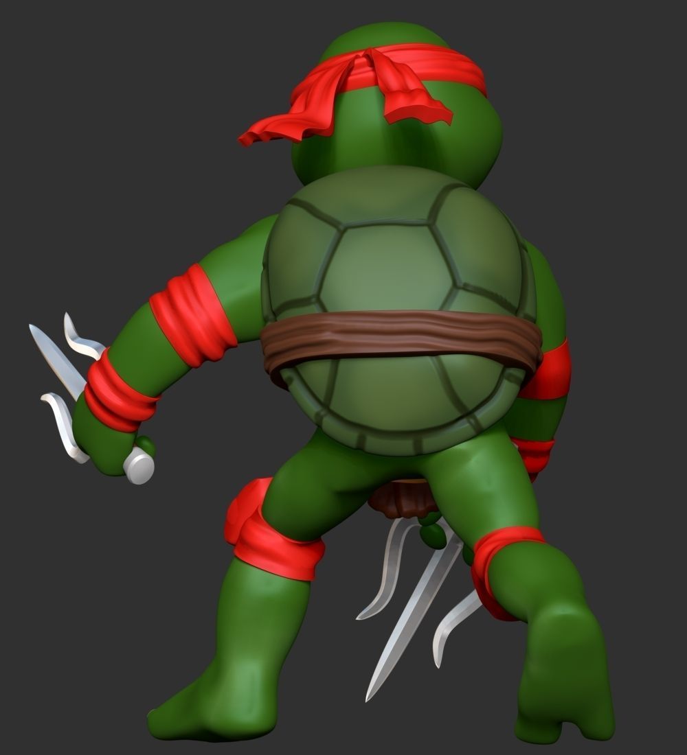 Raphael - Teenage Mutant Ninja Turtles 3D print model_8