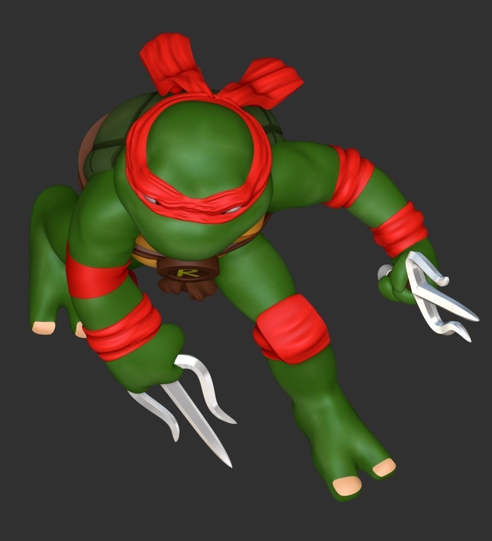 Raphael - Teenage Mutant Ninja Turtles 3D print model_7