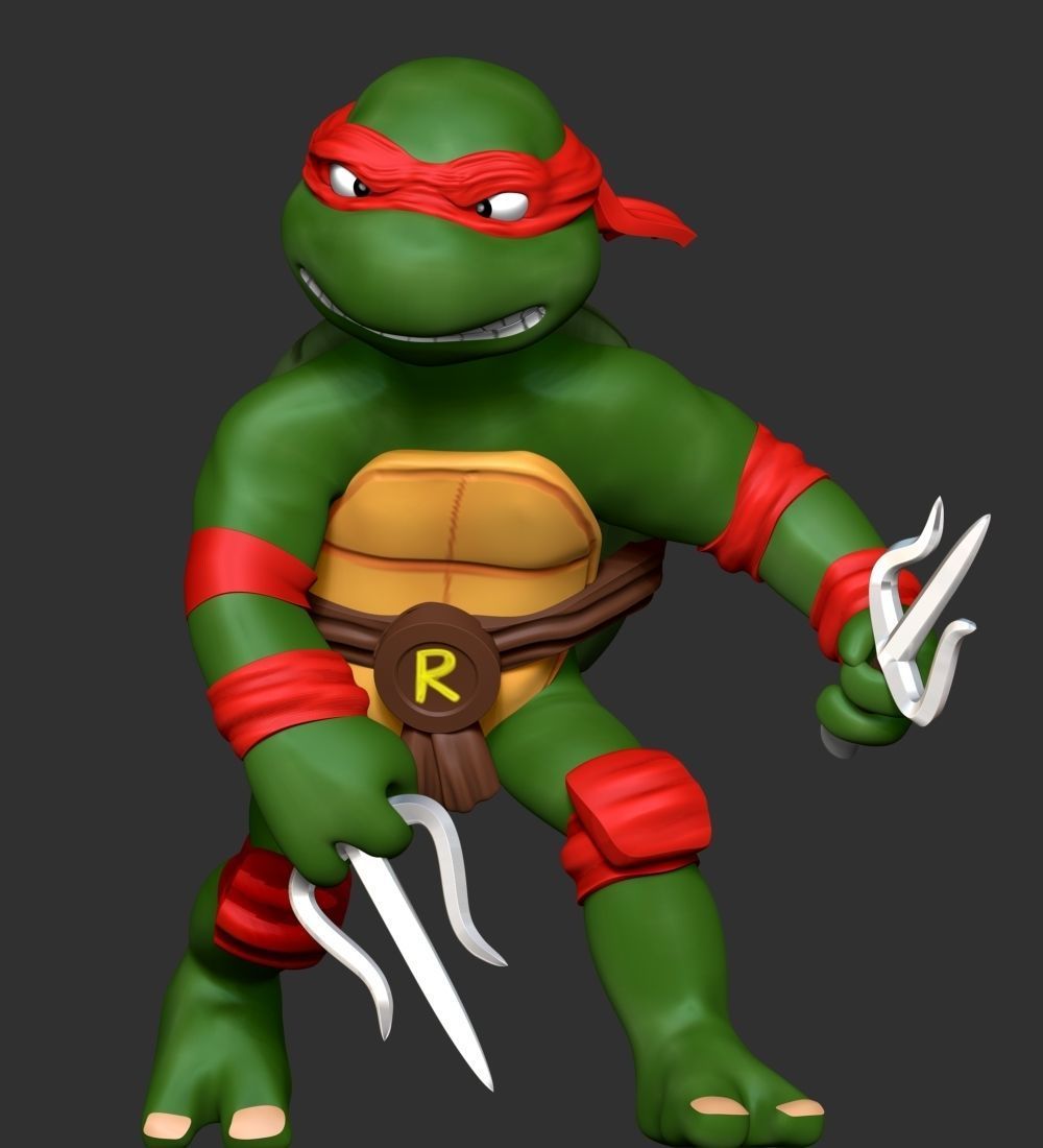 Raphael - Teenage Mutant Ninja Turtles 3D print model_9