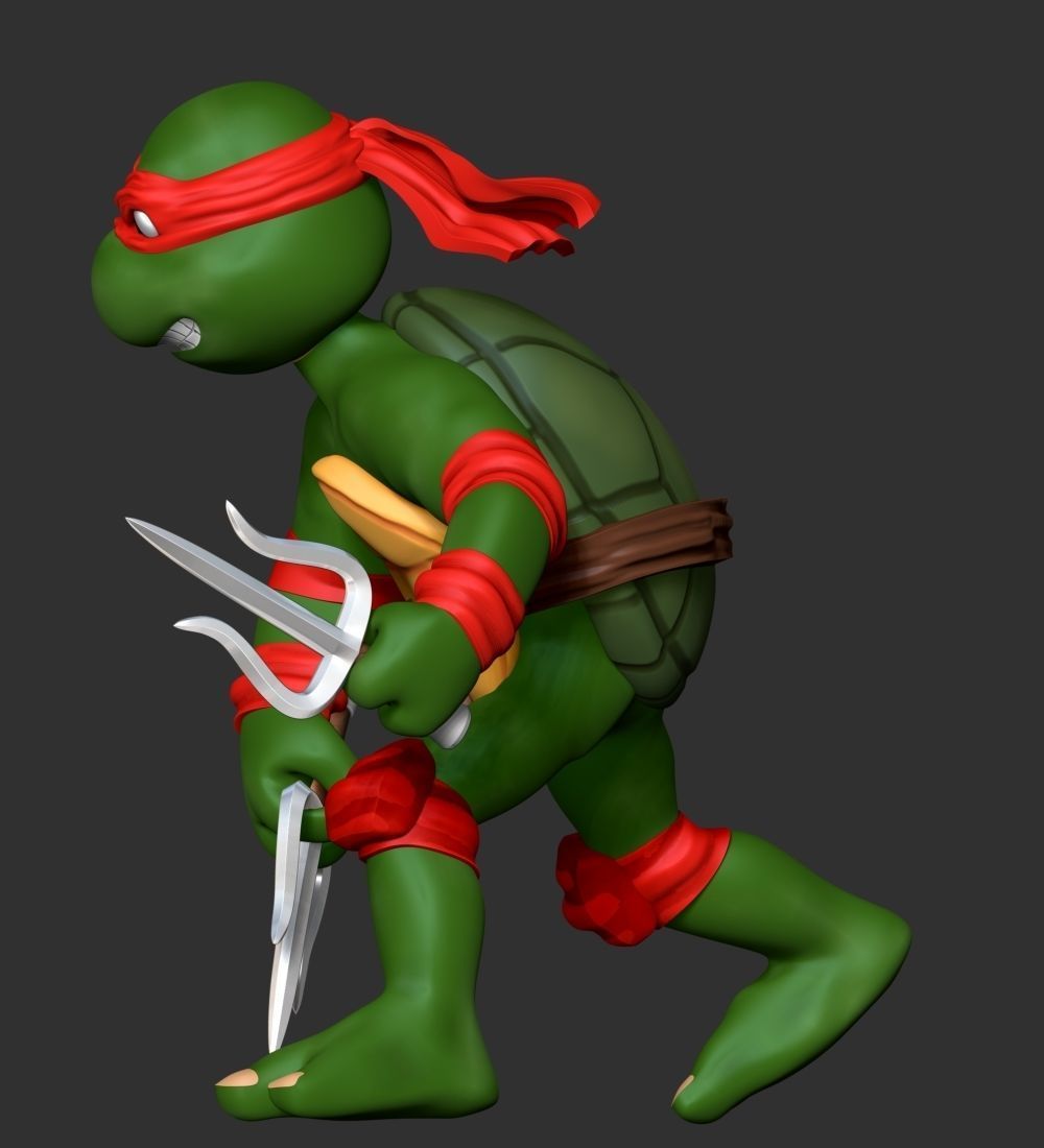 Raphael - Teenage Mutant Ninja Turtles 3D print model_6