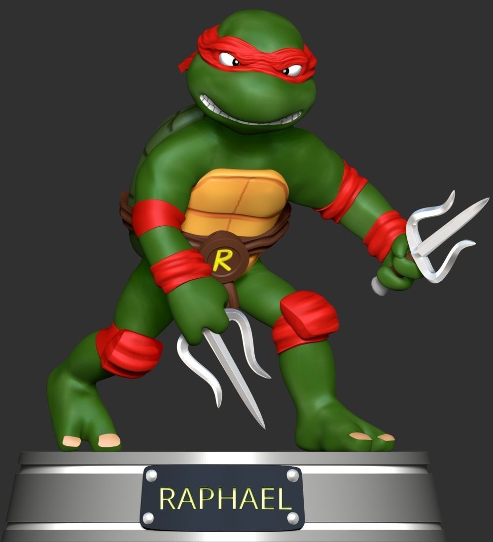 Raphael - Teenage Mutant Ninja Turtles 3D print model_1