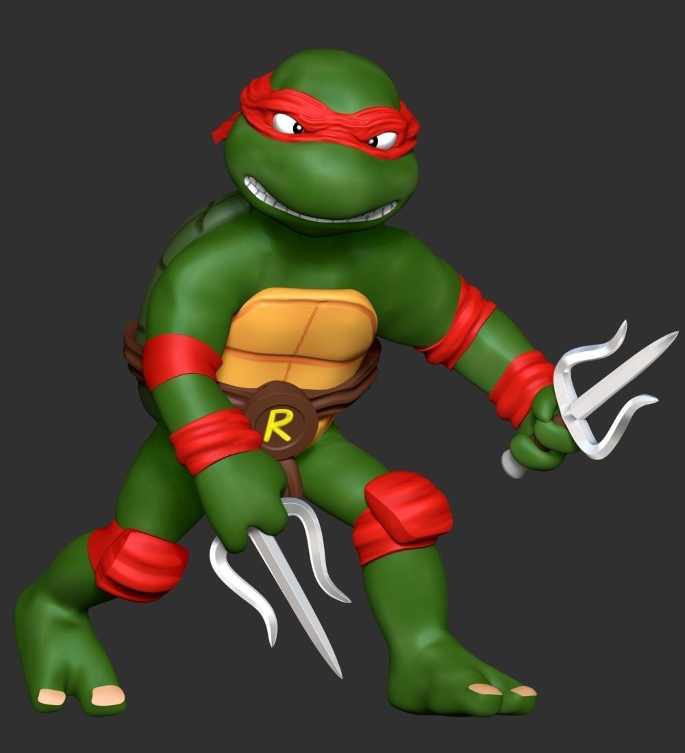 Raphael - Teenage Mutant Ninja Turtles 3D print model_2