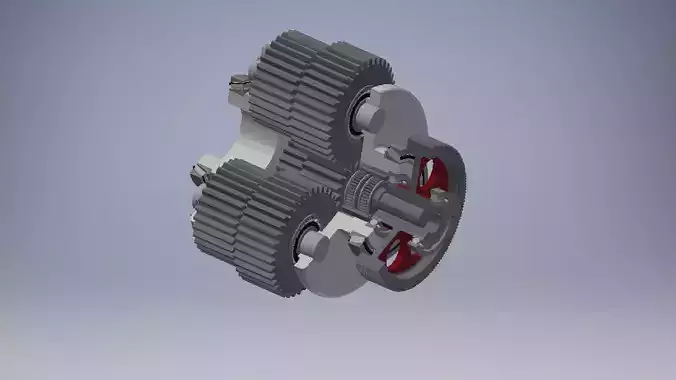Planetary gearbox crank assembly 