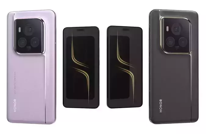Honor Magic6 Ultimate Black And Violet