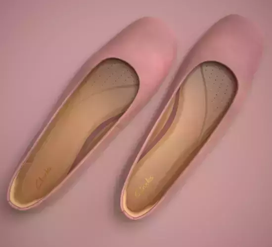 Pure Ballet2 Rose Suede by Clark