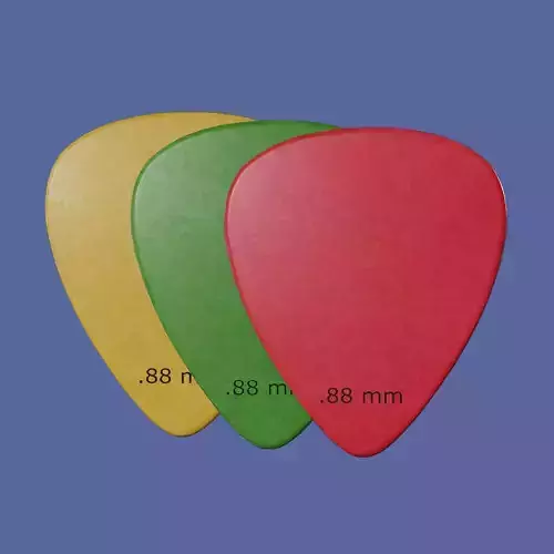 Guitar Pick Low-poly 3D model