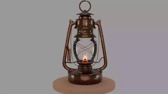 Old lantern 3D model