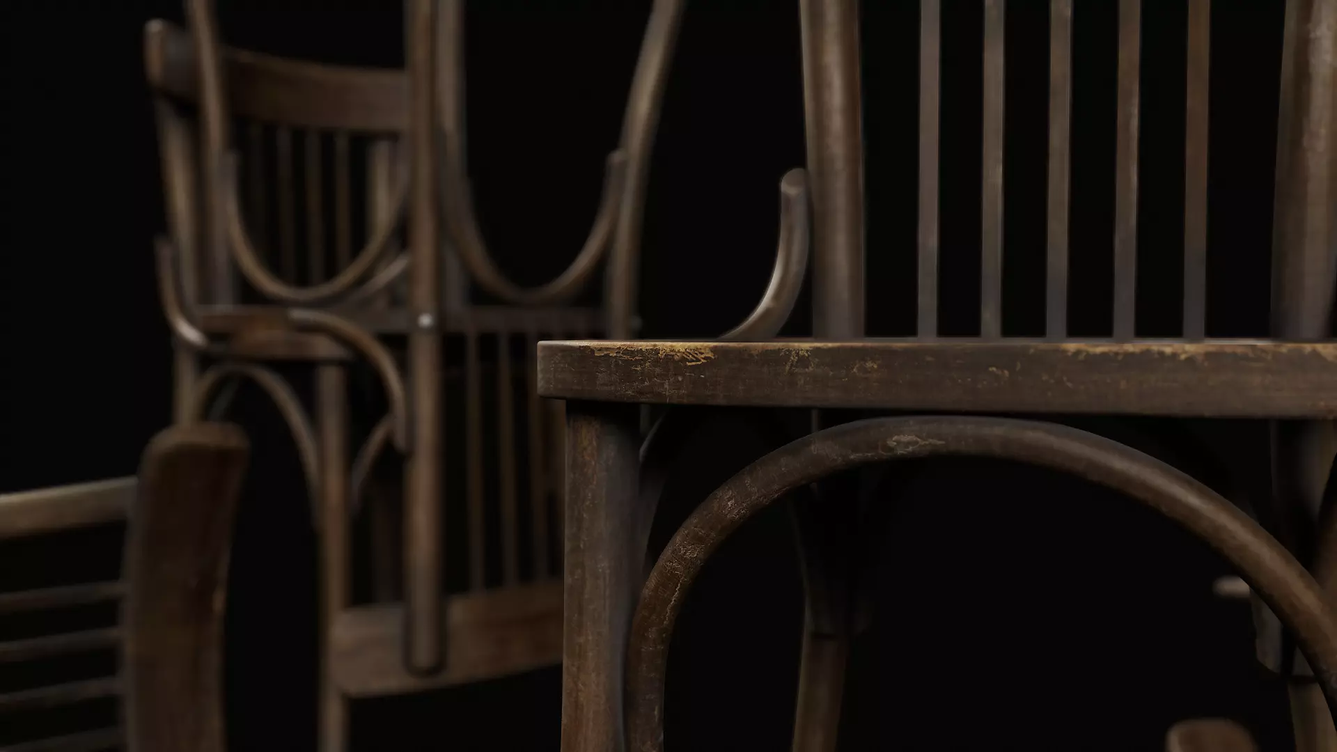 Chair Low-poly 3D model