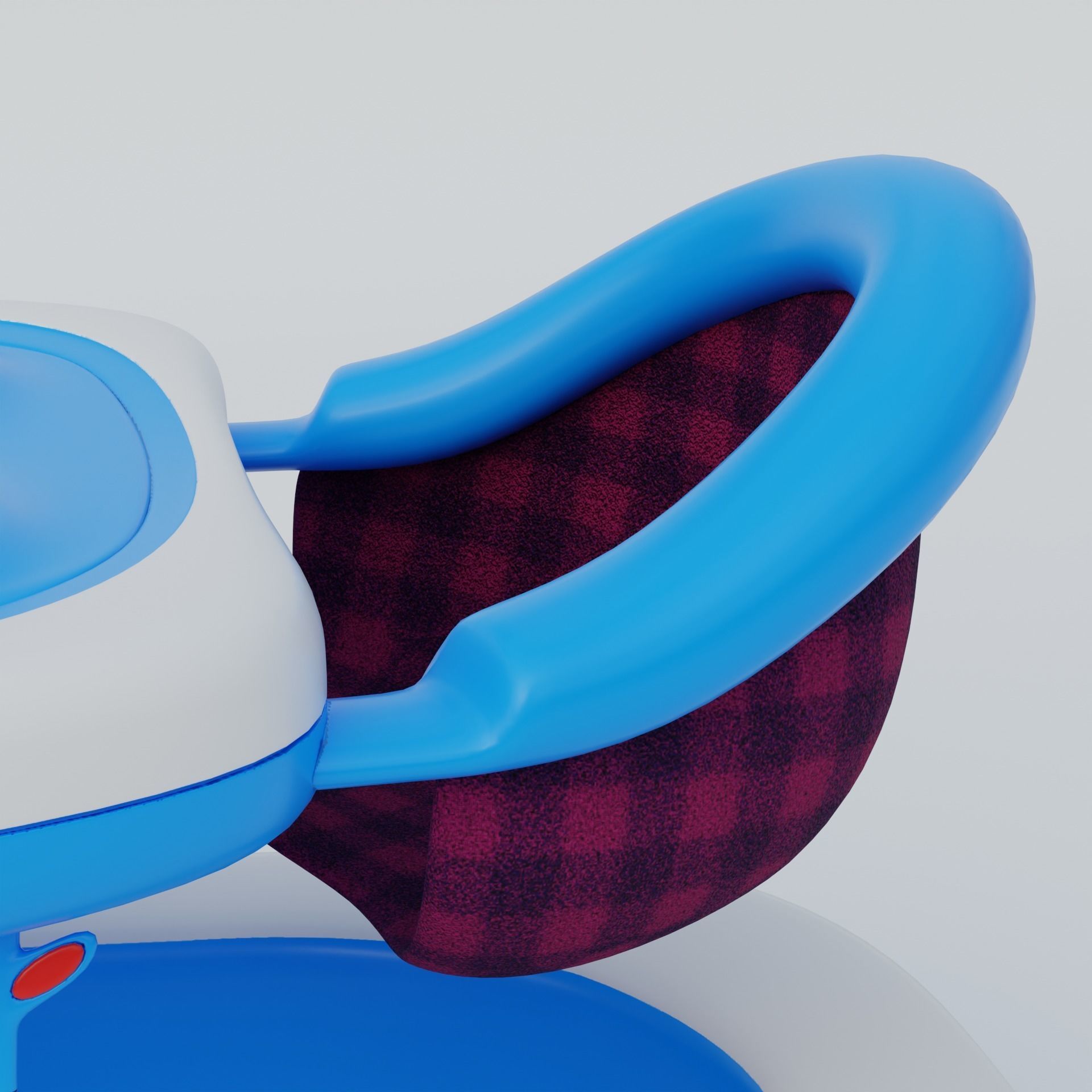 Baby walker Low-poly 3D model_7