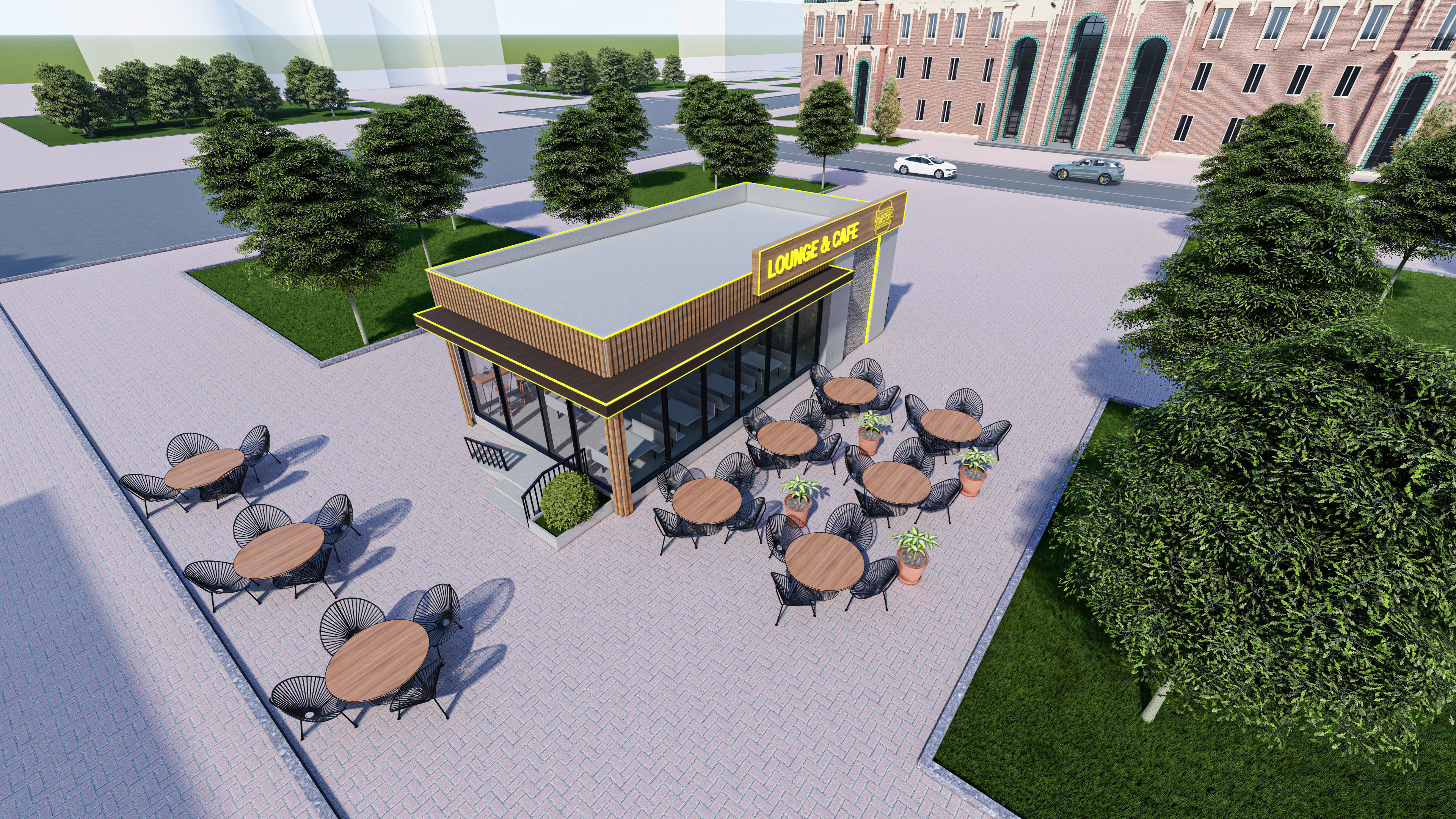 COFFEE SHOP 3D model_4