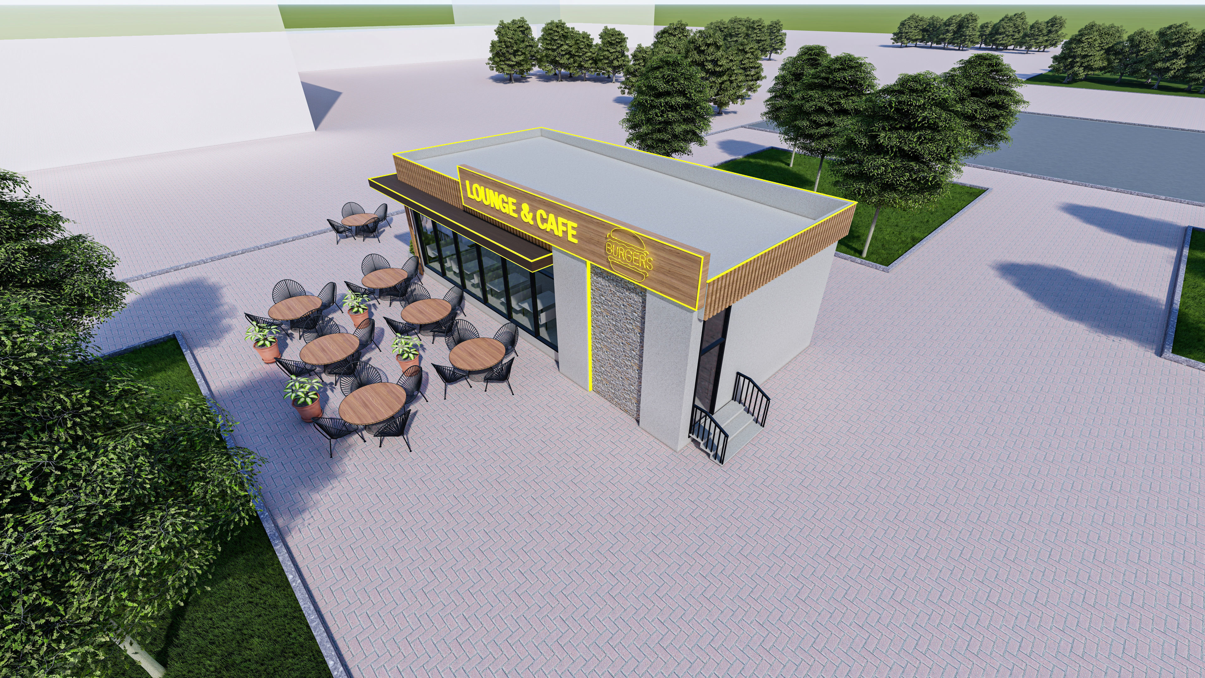 COFFEE SHOP 3D model_5