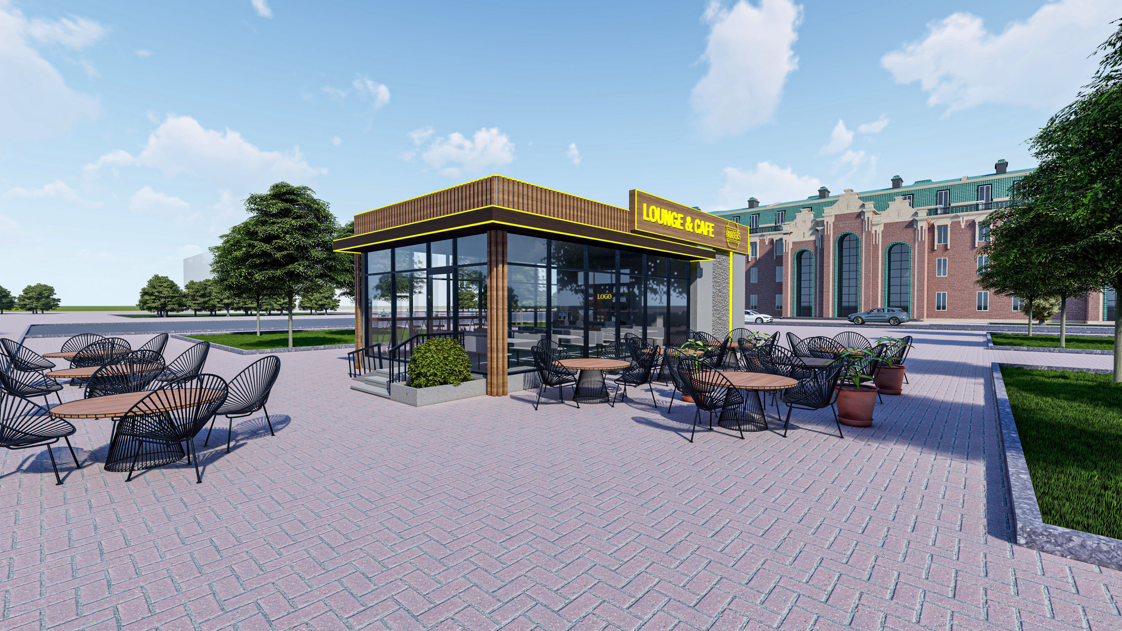 COFFEE SHOP 3D model_2