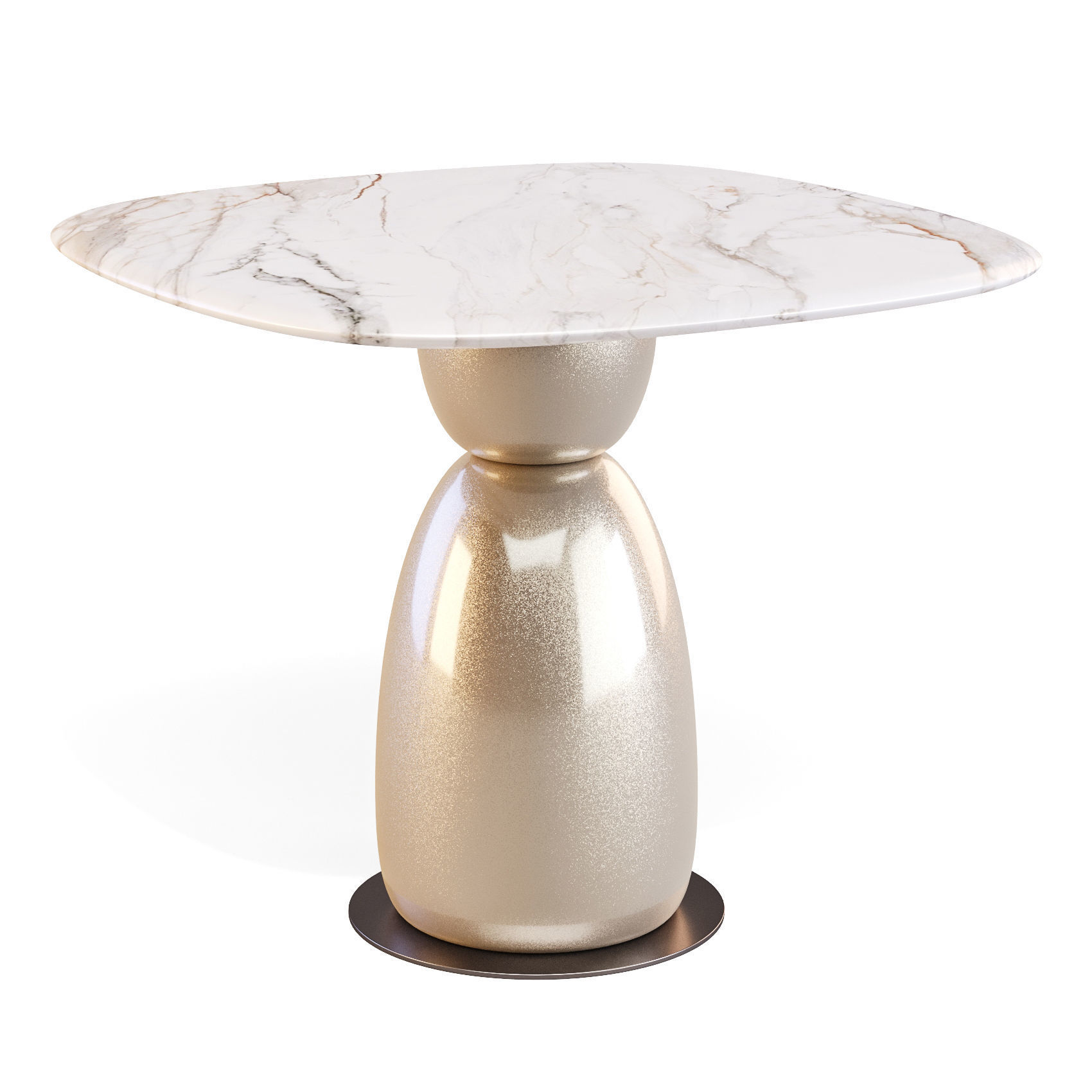 La Manufacture Gem - Dining Tables Set 01 3D model_4