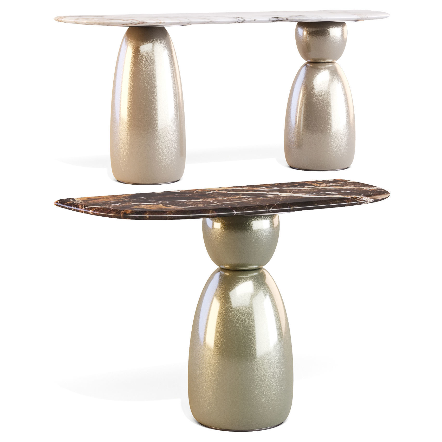 La Manufacture Gem - Console Tables 3D model_4