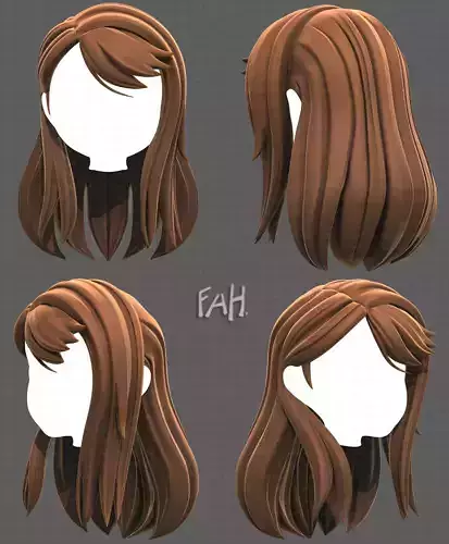 Base Hair for girl V65