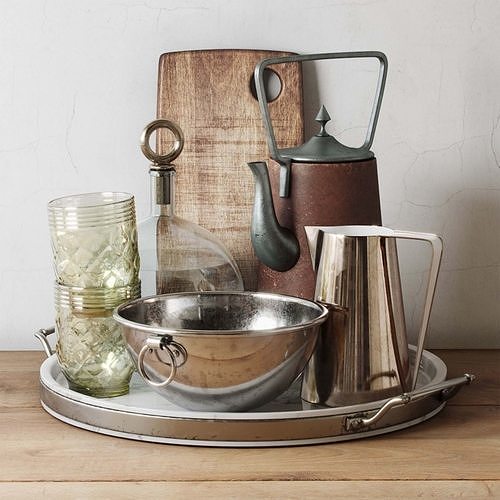 SET KITCHENWARE  3D model