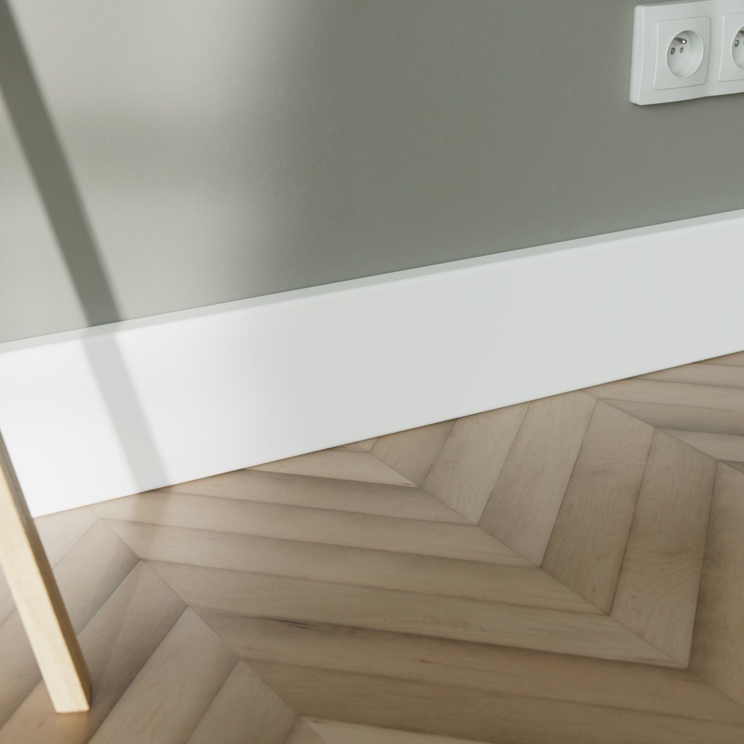 Modern Baseboard Free low-poly 3D model_1