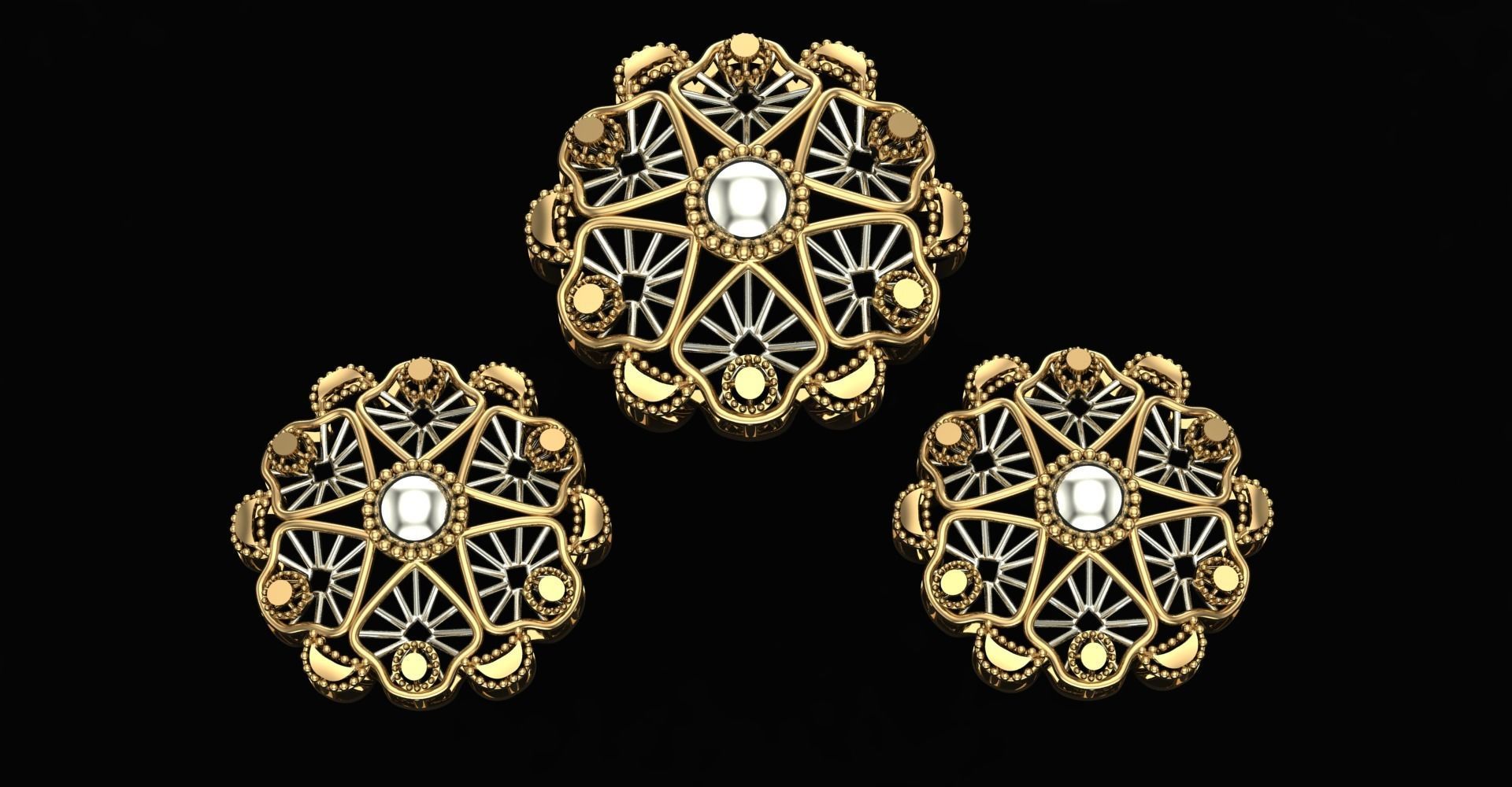 20 Plain Locket Set 3D print model_6