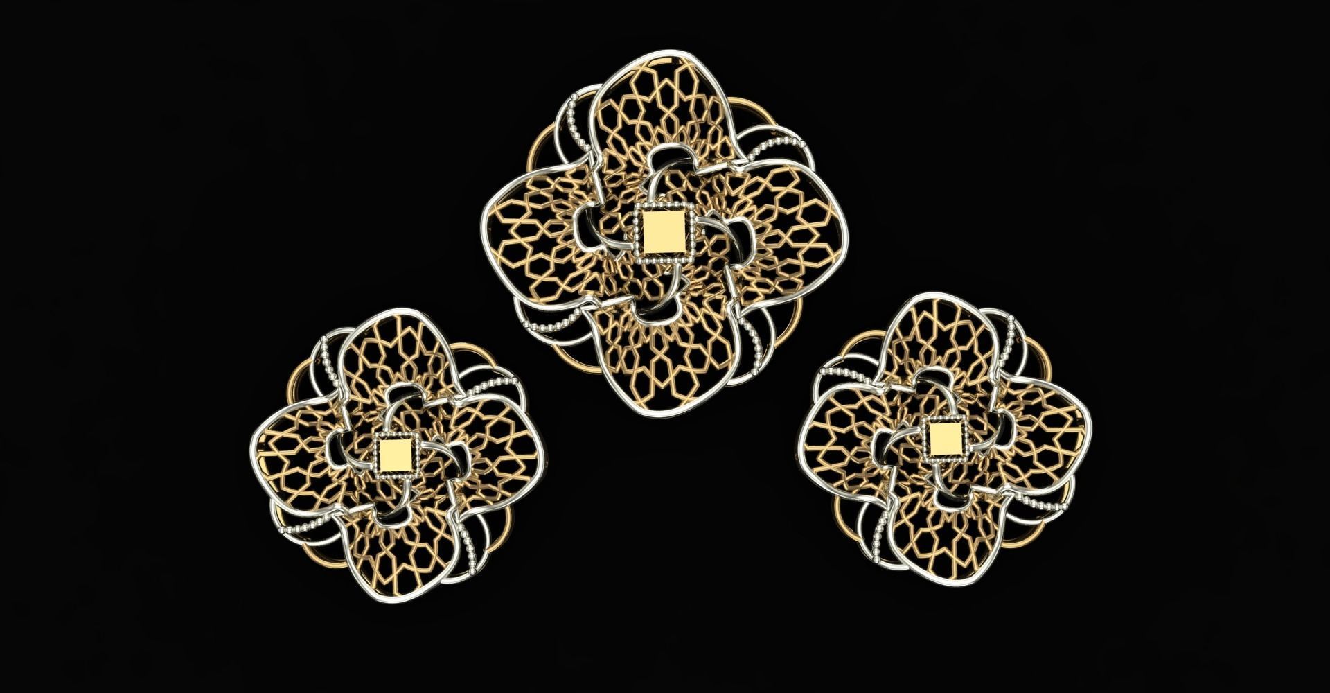 20 Plain Locket Set 3D print model_20