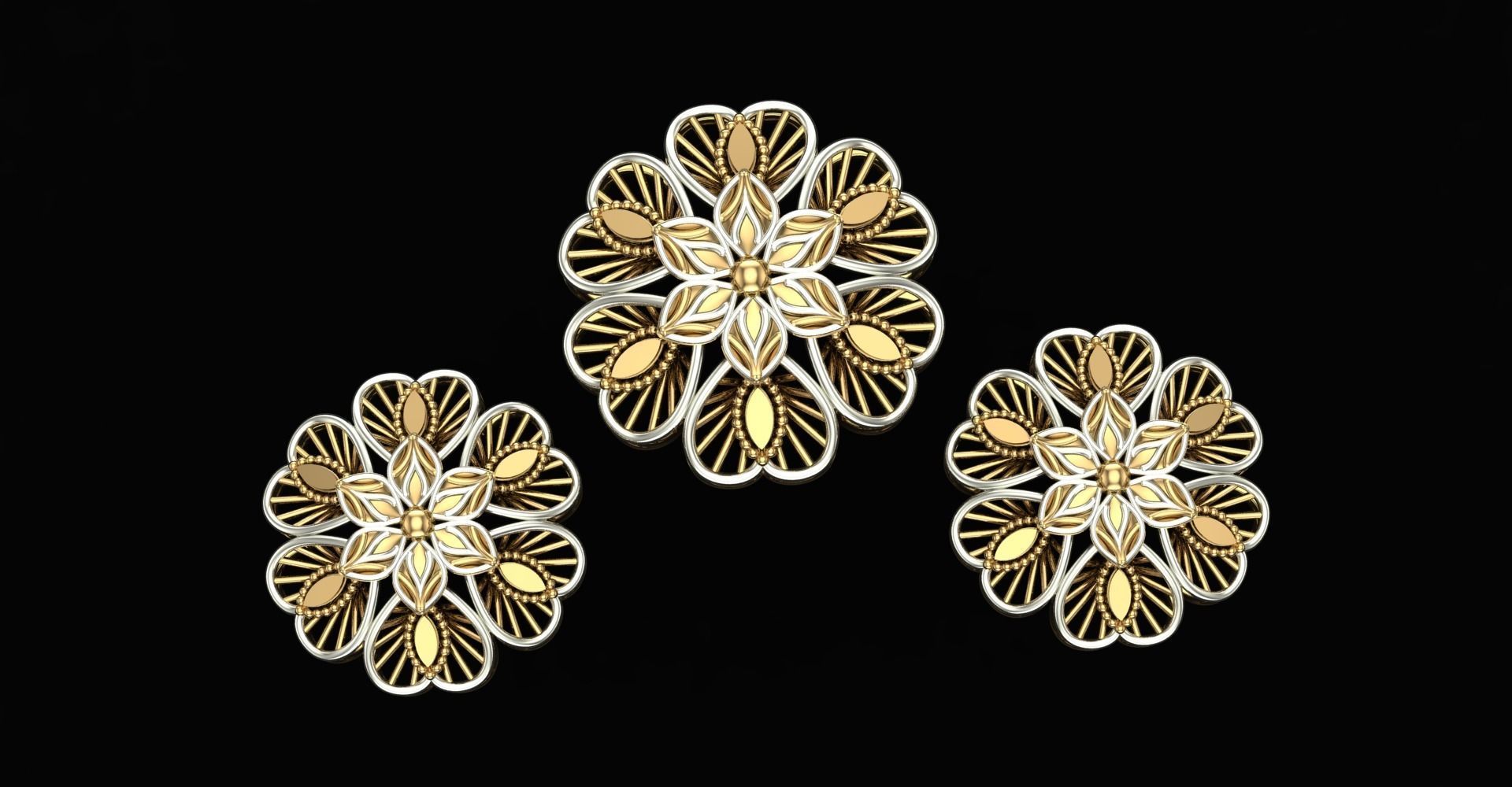 20 Plain Locket Set 3D print model_8