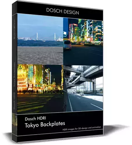 Dosch HDRI - Tokyo Backplates