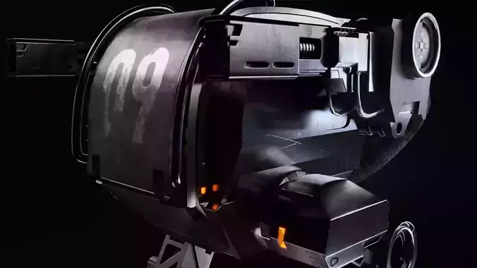 Game Ready Mech X-B32 Low-poly 3D model