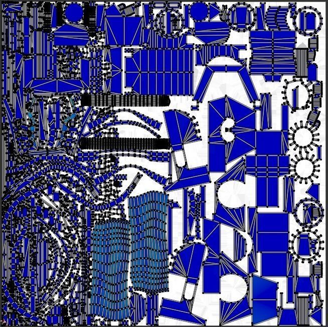 Game Ready Mech X-B32 Low-poly 3D model_4