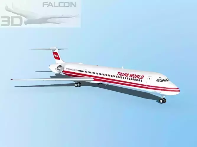 Falcon3D MD-80 Trans World Airways