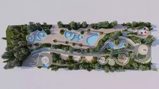 park-public park-Private Park Landscape