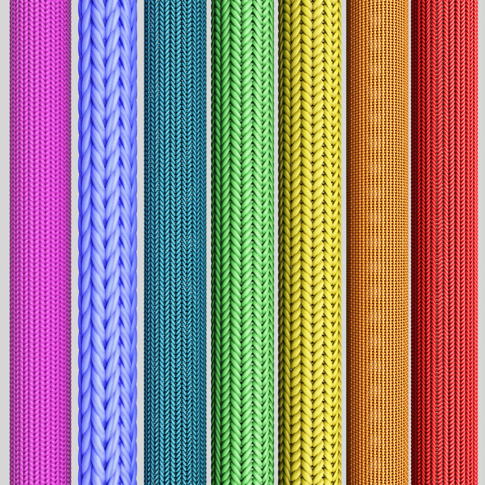 HighRes Tileable Fabric Height Maps 4K - 30 Pack Texture