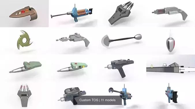 Custom TOS 3D Model Collection