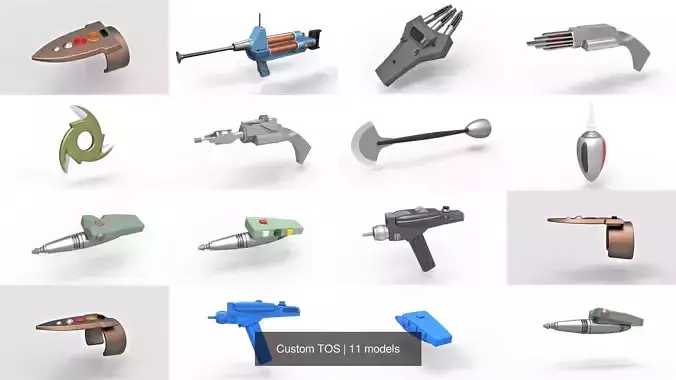 Custom TOS 3D Model Collection