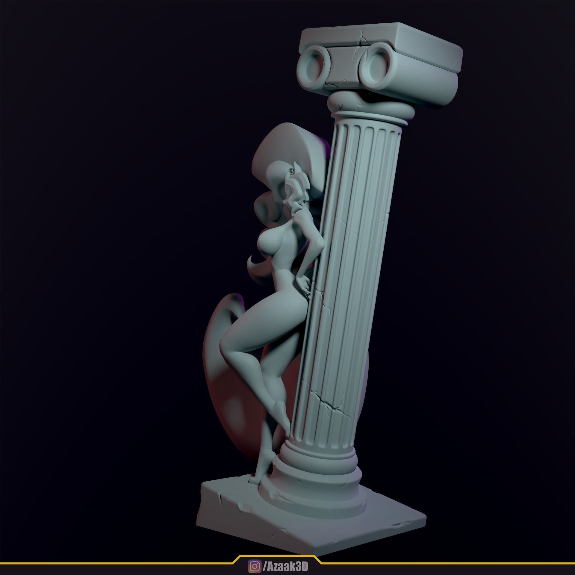 Chloe With NSFW version 3D print model_34