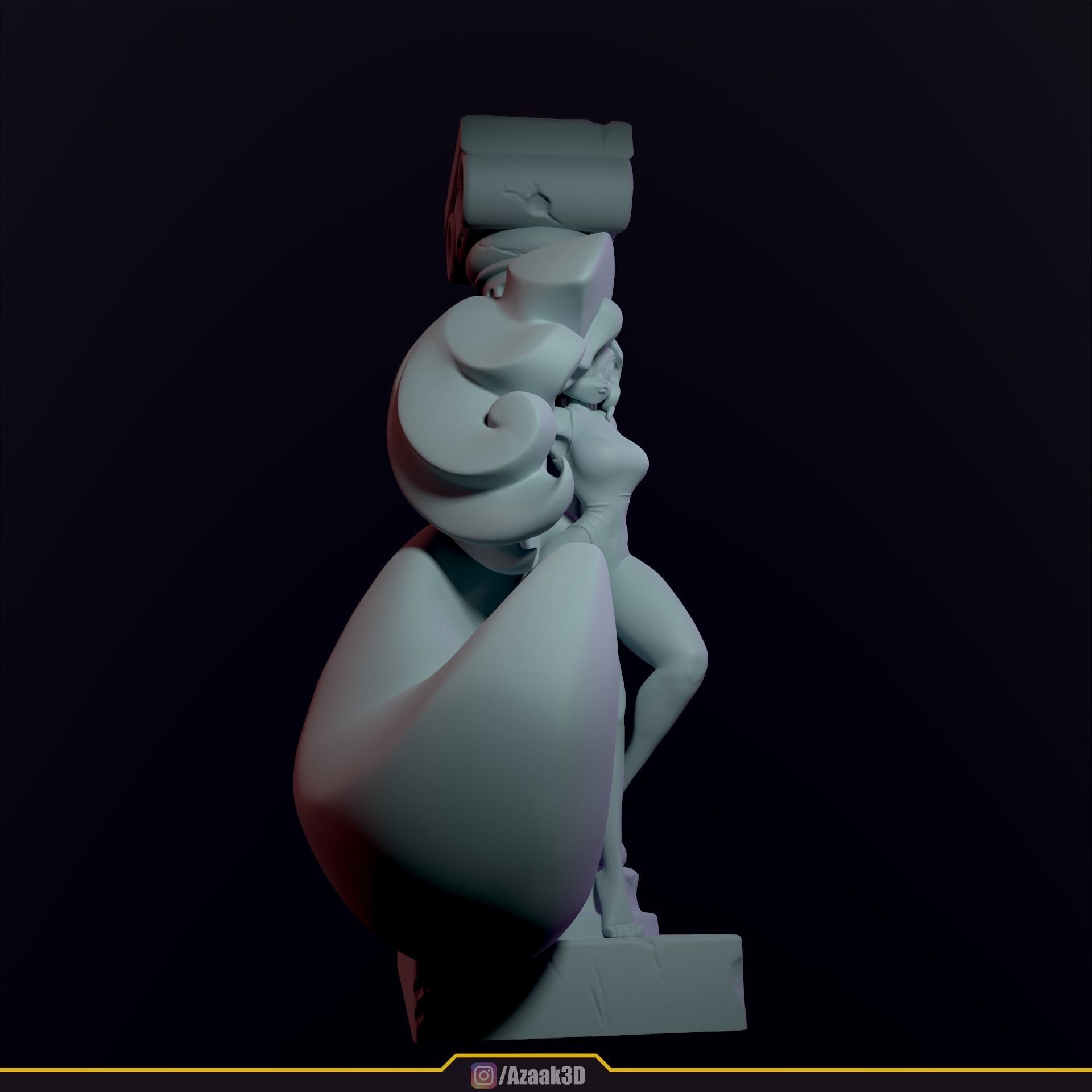 Chloe With NSFW version 3D print model_6