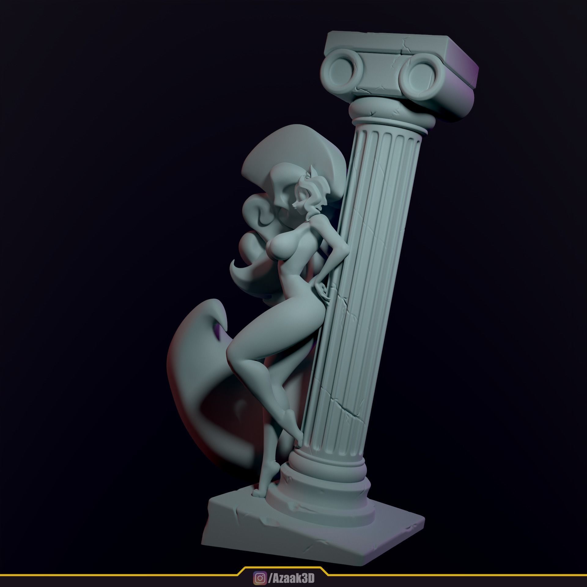 Chloe With NSFW version 3D print model_39