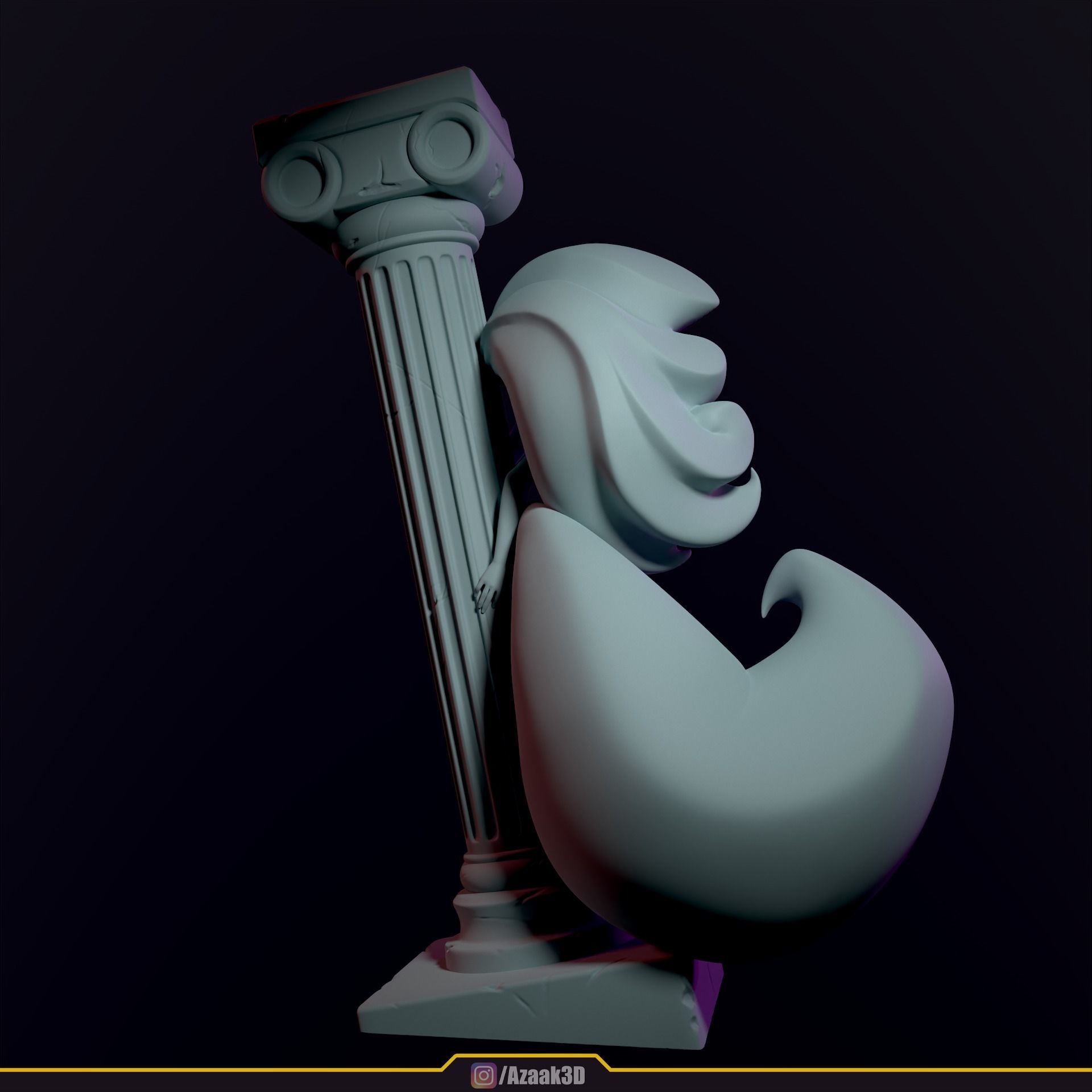 Chloe With NSFW version 3D print model_12