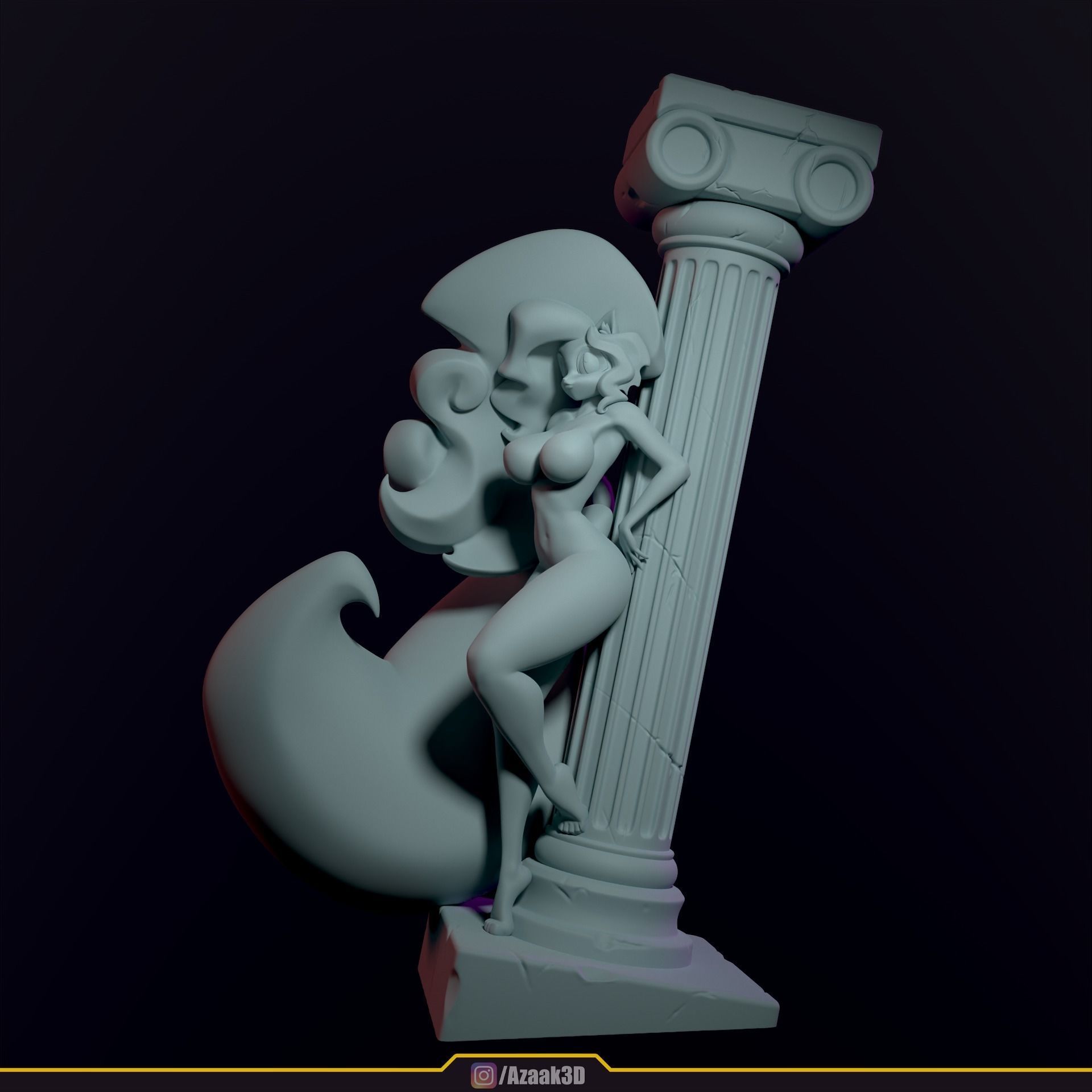 Chloe With NSFW version 3D print model_42