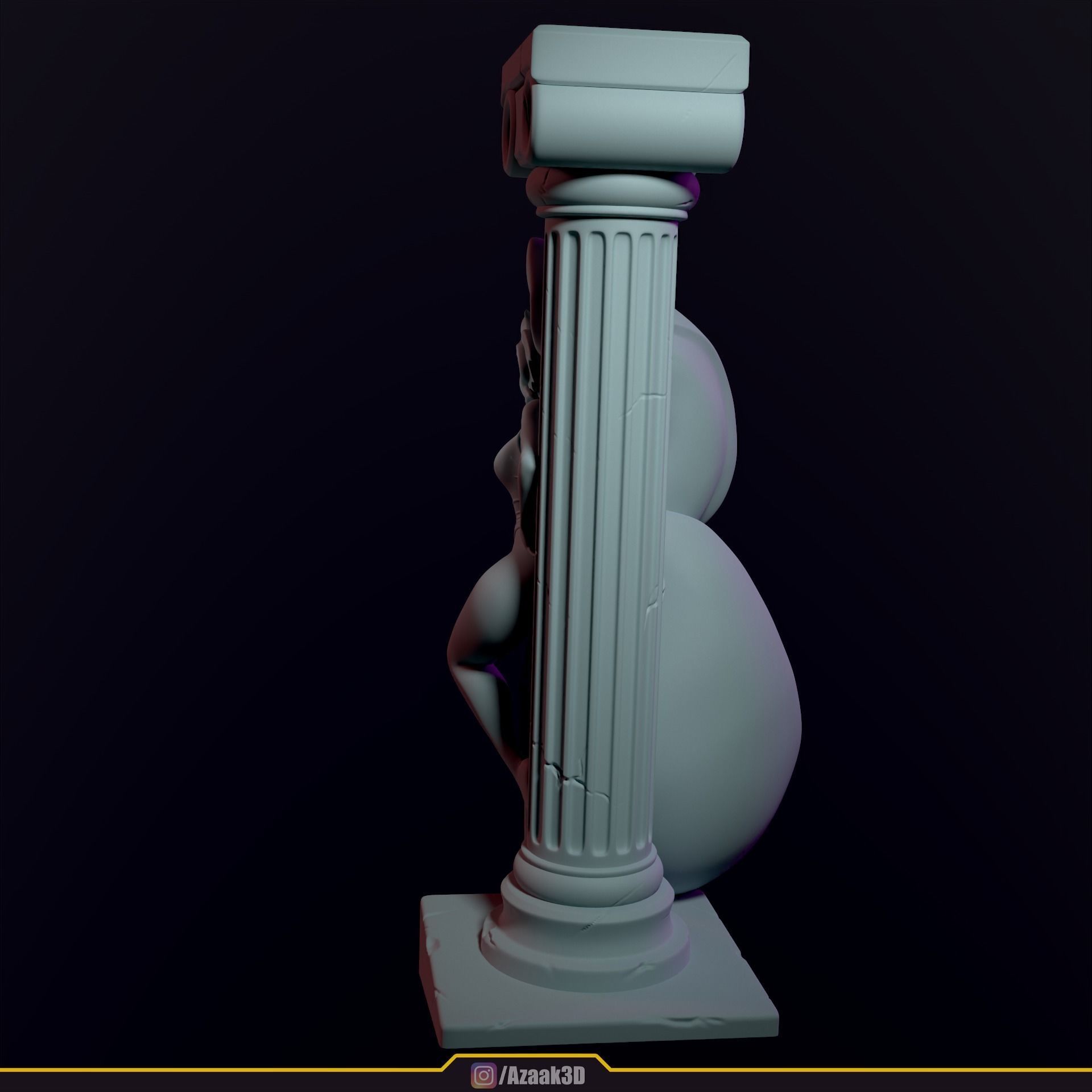 Chloe With NSFW version 3D print model_23