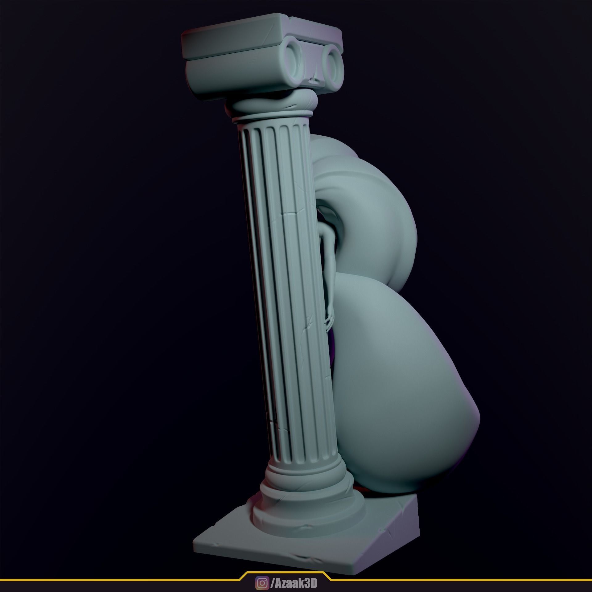 Chloe With NSFW version 3D print model_13